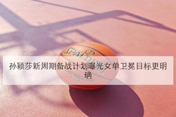 孙颖莎新周期备战计划曝光女单卫冕目标更明确